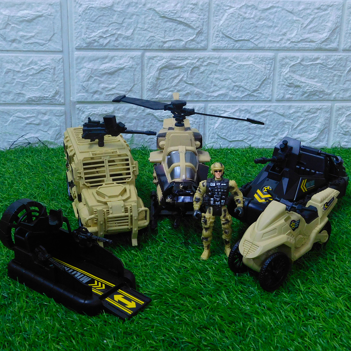 Miniatura 4 de Set Vehiculos Militares X5 HW-M223-8